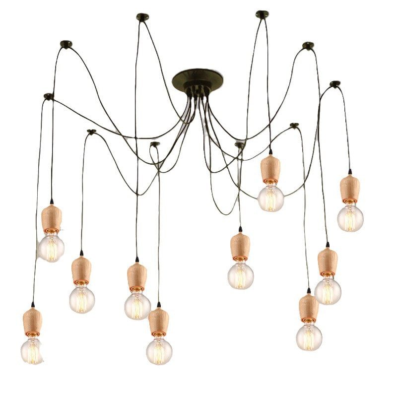 Böhmische Multi-Bulb Pendelleuchte