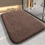 Plush Bathroom Shower Mat