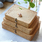 Handwoven Storage Box with Lid