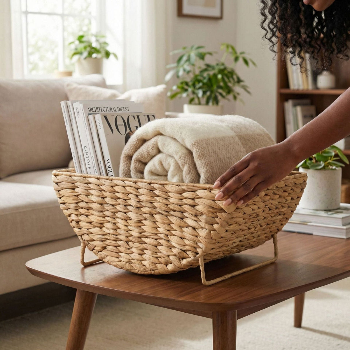 Natural Woven Serving Tray