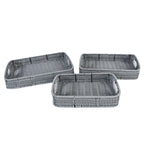 Stacking Woven Storage Trays