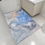 Badvorleger mit abstraktem Design