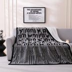 Chic Floral Pattern Throw Blanket