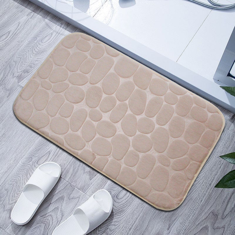 Plush Textured Bath Mat