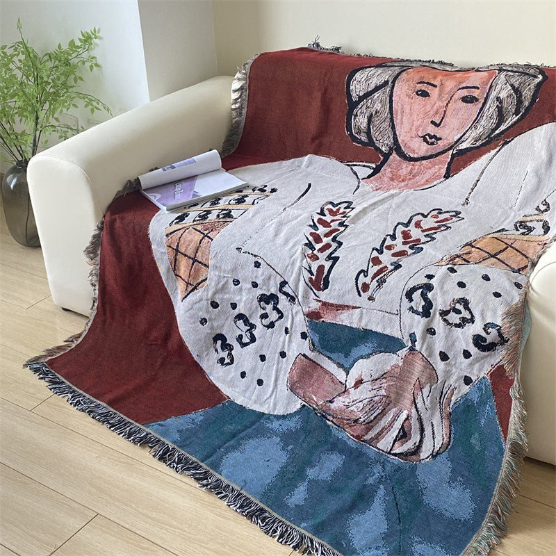 Frog Patterned Throw Blanket