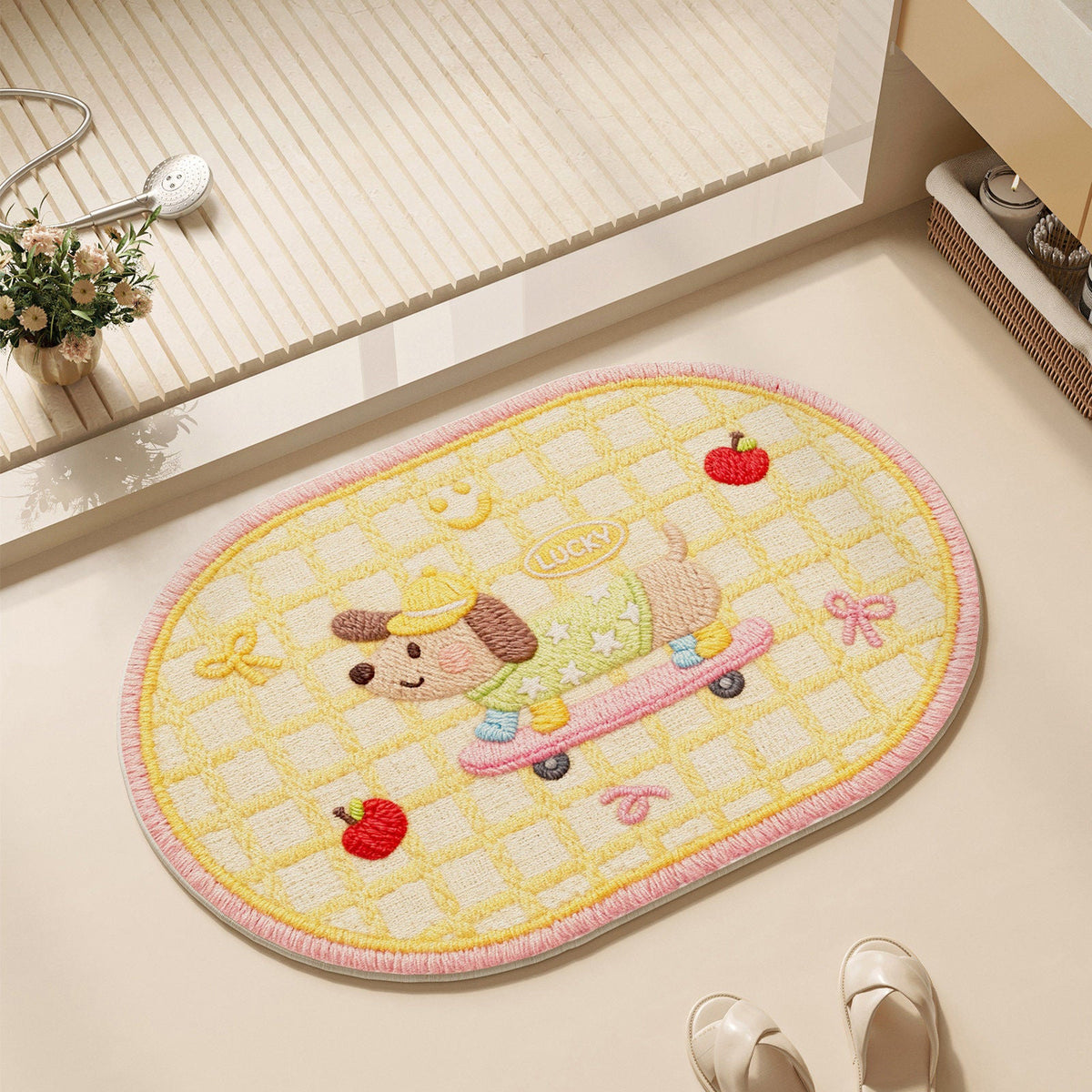 Decorative Kitty Pattern Floor Mat