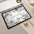 Playful Fruit-Themed Bath Mat