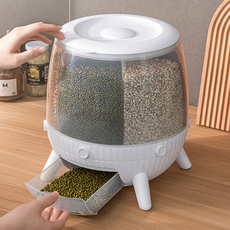Multi-Compartment Food Storage Dispenser