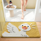 Turtle-Themed Plush Bath Mat