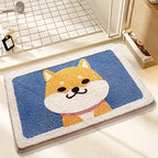 Plush Bunny-Themed Bath Mat