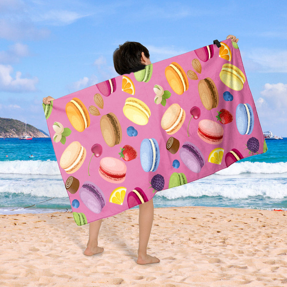 Stranddecke mit Cupcake-Design