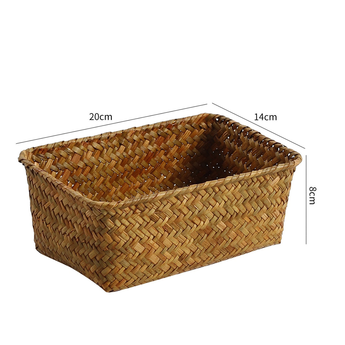 Unisex Natural Woven Storage Basket