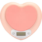 Heart-Shaped Kitchen Measuring Scale