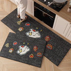 Cartoon-Themed Anti-Fatigue Kitchen Mat