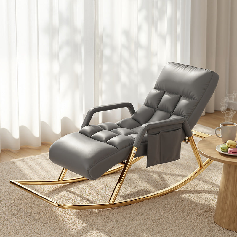 Damen-Schaukelstuhl mit ergonomischem Design und luxuriöser Polsterung
