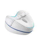 Ergonomic Contoured Memory Foam Knee Pillow with Adjustable Strap