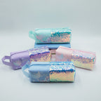 Mermaid-Themed Glitter Pencil Case