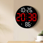 Digital Wall Clock with Temperature and Hygrometer