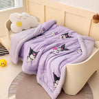 Girls Animal Motif Cuddly Blanket