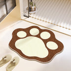 Paw Print Bath Mat
