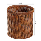 Handwoven Natural Material Storage Container