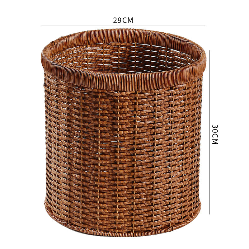 Handwoven Natural Material Storage Container