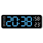 Digital Wall Clock with Temperature and Humidity Display