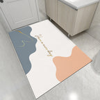 Badvorleger mit abstraktem Design