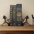 Dragon-Inspired Decorative Bookends