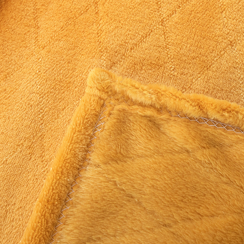 Diamond Pattern Microfiber Blanket
