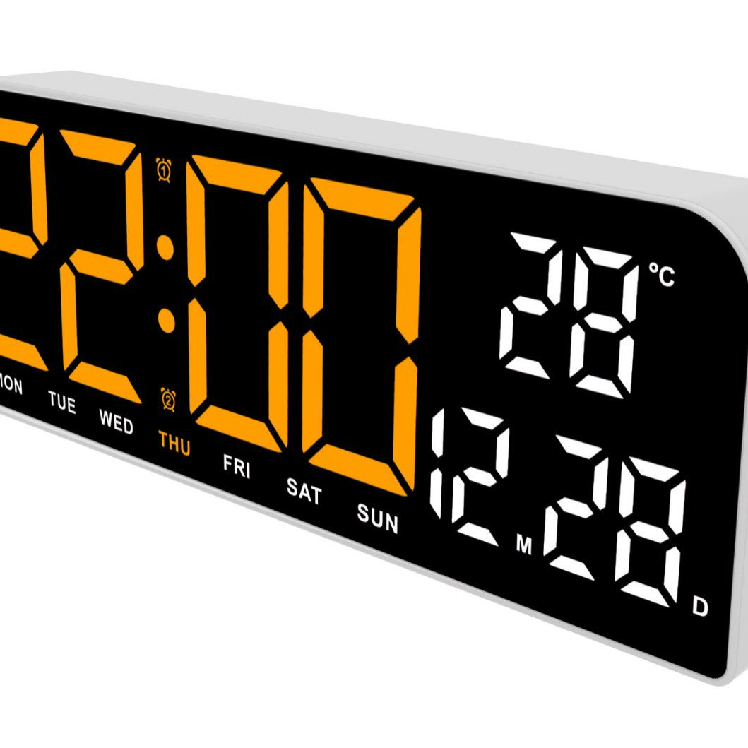 Digital Multi-Function Alarm Clock with Temperature and Date