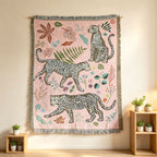 Leoparden-Gobelin-Wohndecke
