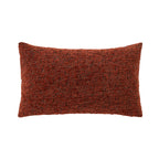 Rectangular chenille decorative cushion with textured surface