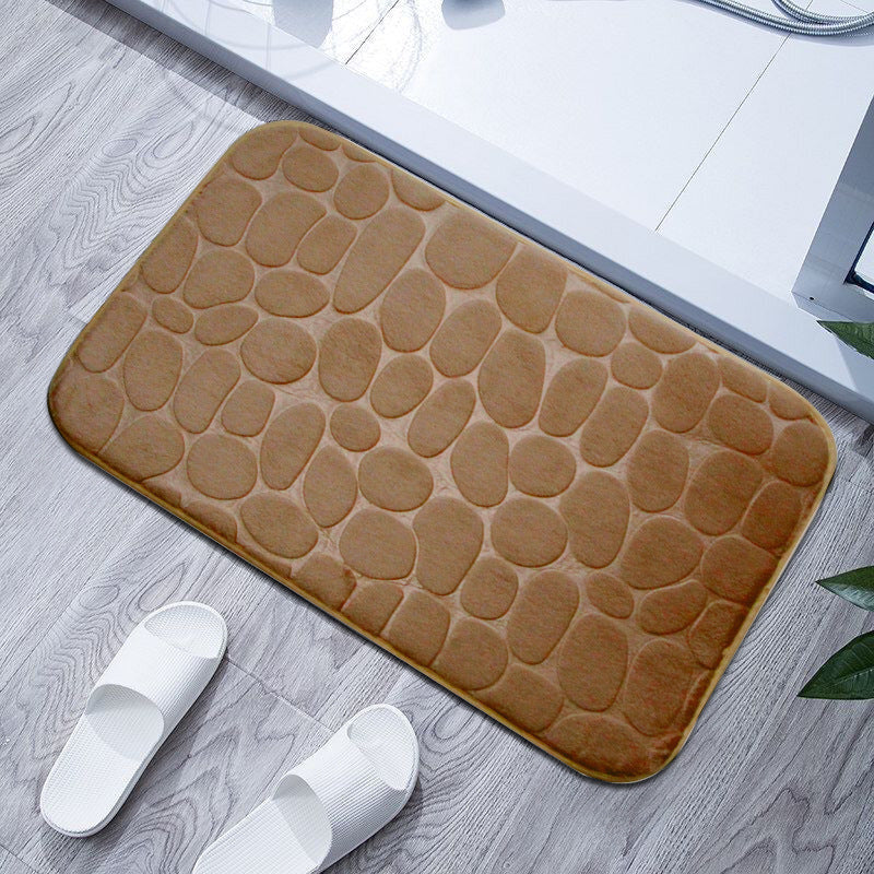 Plush Textured Bath Mat