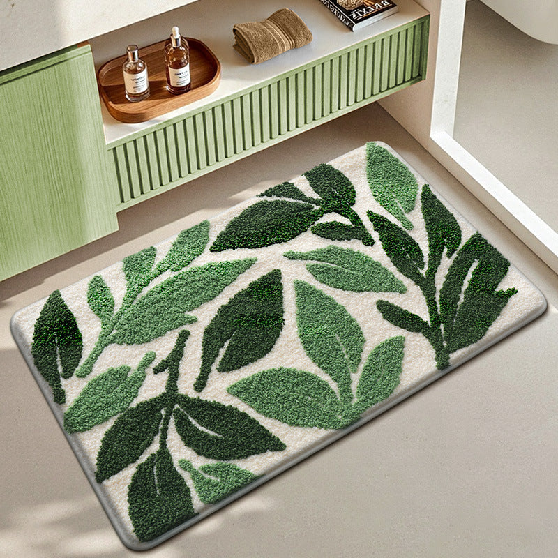Turtle-Themed Plush Bath Mat