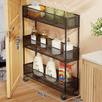 Slim Narrow Pull-Out Mesh Storage Organizer