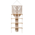 Macrame Wall Shelf Organizer