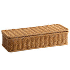 Rectangular Storage Basket with Removable Fabric Insert