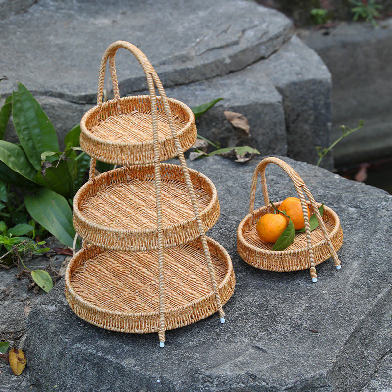 Decorative Wicker Stand