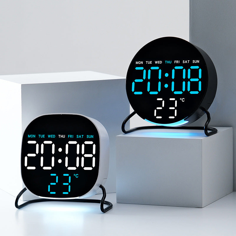 Digital Multi-Function Alarm Clock with Large LED Display