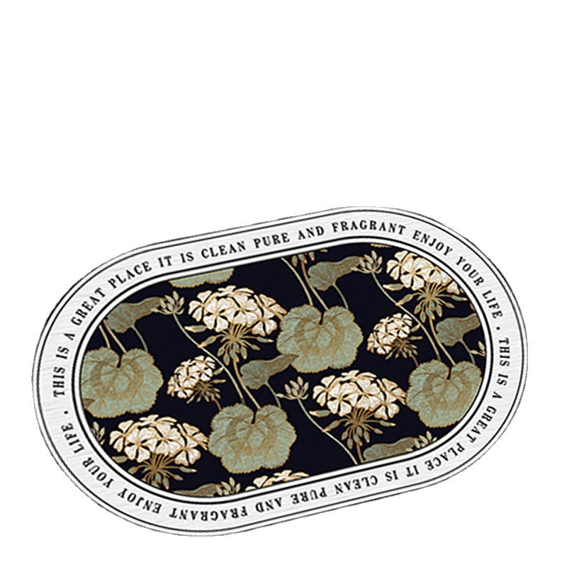 Floral Pattern Bathmat