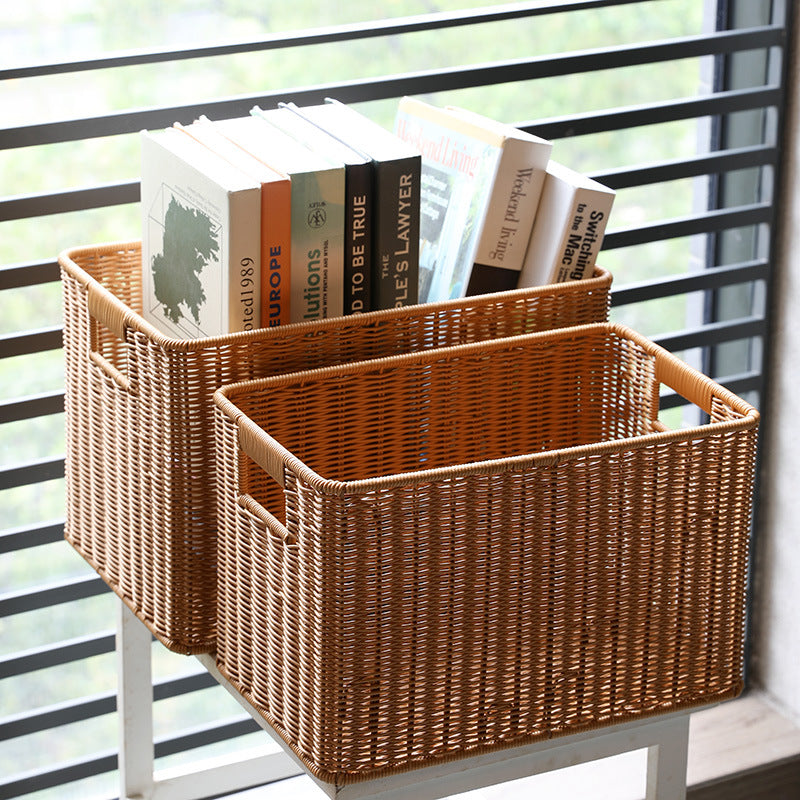 Rectangular Woven Storage Bin