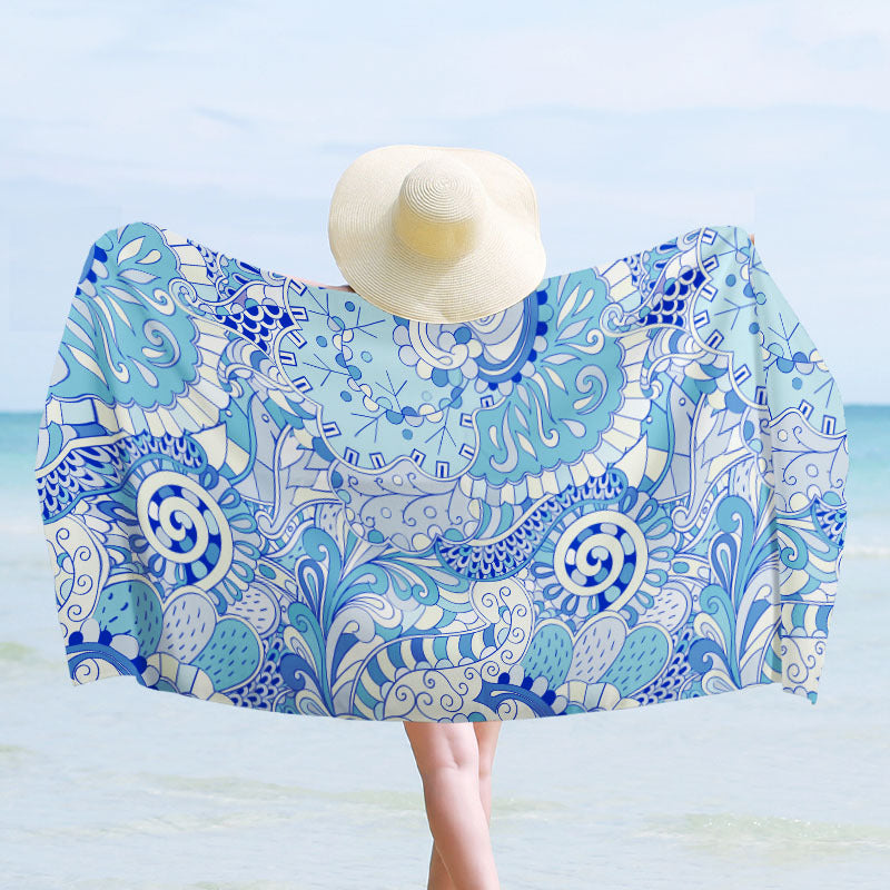 Strandtuch mit maritimem Design