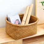 Unisex Natural Fiber Storage Basket
