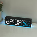 Digital Multifunctional LED Alarm Clock with Temperature and Weekday Display