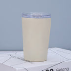 Women's double-walled insulated cup with non-slip silicone bottom