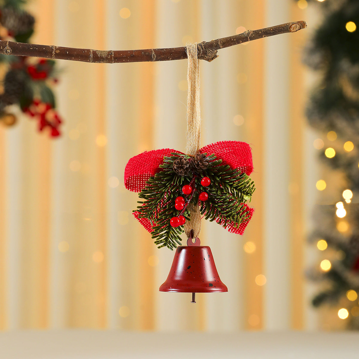 Decorative Holiday Bell Ornament