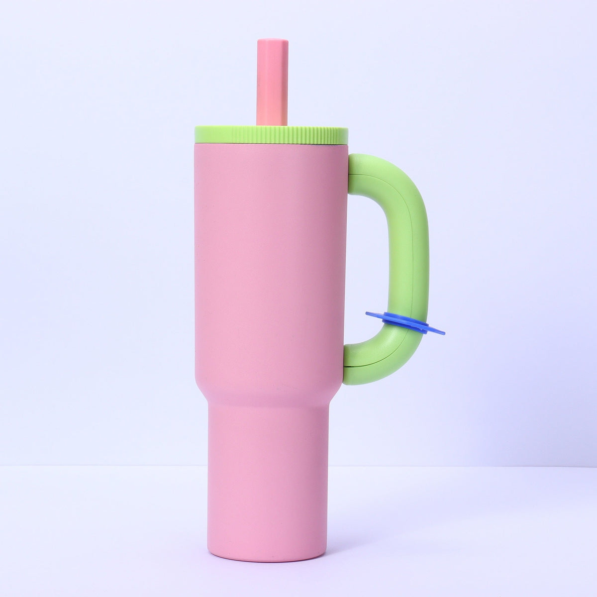 Practical Drinking Cup with Integrated Straw