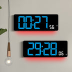 Digital Multi-Function Alarm Clock with Color LED Display