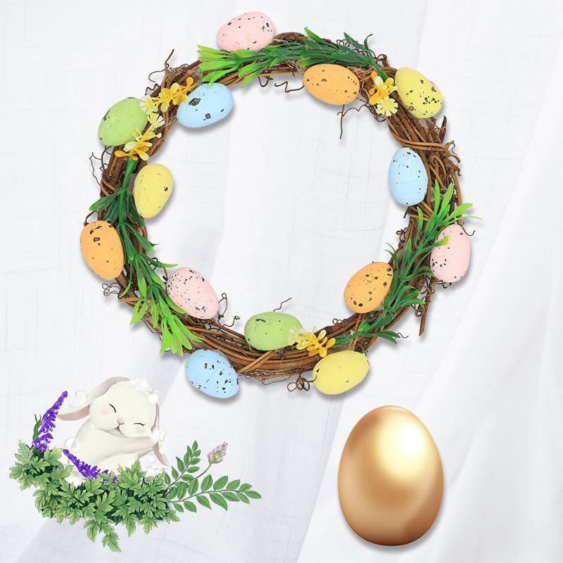 Decorative Easter Egg Wreath